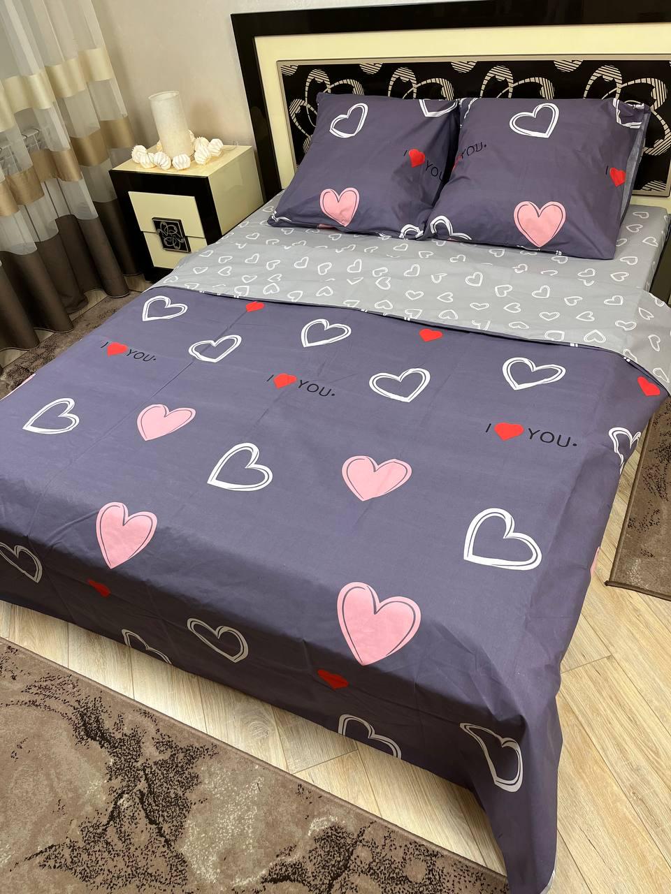 Комплект постельного белья евро наволочки 50x70 см (DRР-3)