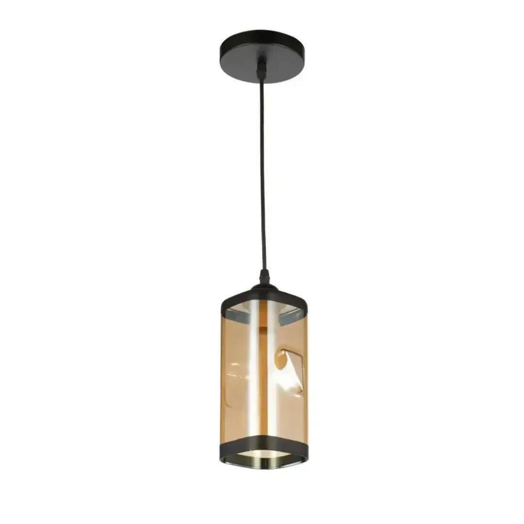 Підвісний світильник Valeso Interees з квадратним плафоном Е27 IP20 Чорний (V-6132-1 BK)