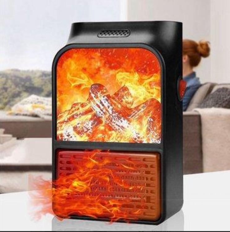 Тепловентилятор FLAME Heater электрический 900 Вт (23096178) - фото 5