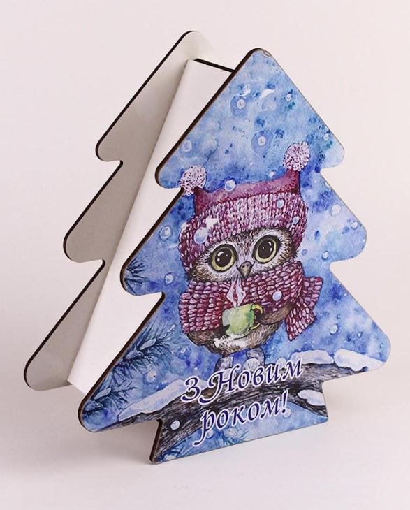 Коробочка "Ялинка" сова (2440)