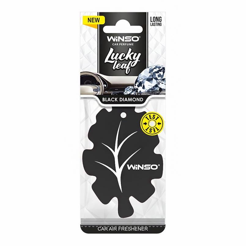 Ароматизатор WINSO Lucky Leaf целлюлозный Black Diamond (539050)