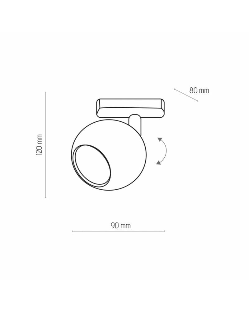 Светильник трековый Zuma Line 1070 Kula GU10 10W IP20 Wh (14538380) - фото 2 Светильник трековый Zuma Line 1070 Kula GU10 10W IP20 Wh (14538380) - фото 2