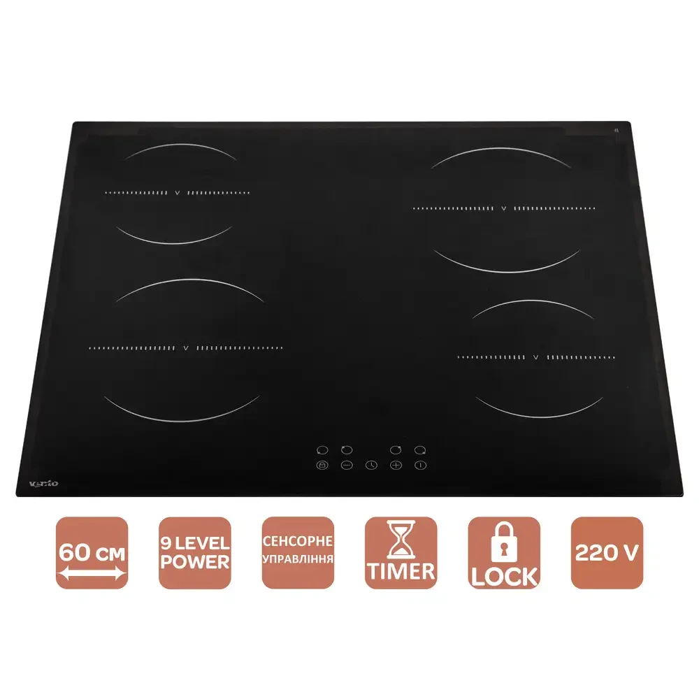 Варильна поверхня Ventolux HV 64 TC (2833890975) - фото 3 Варильна поверхня Ventolux HV 64 TC (2833890975) - фото 3