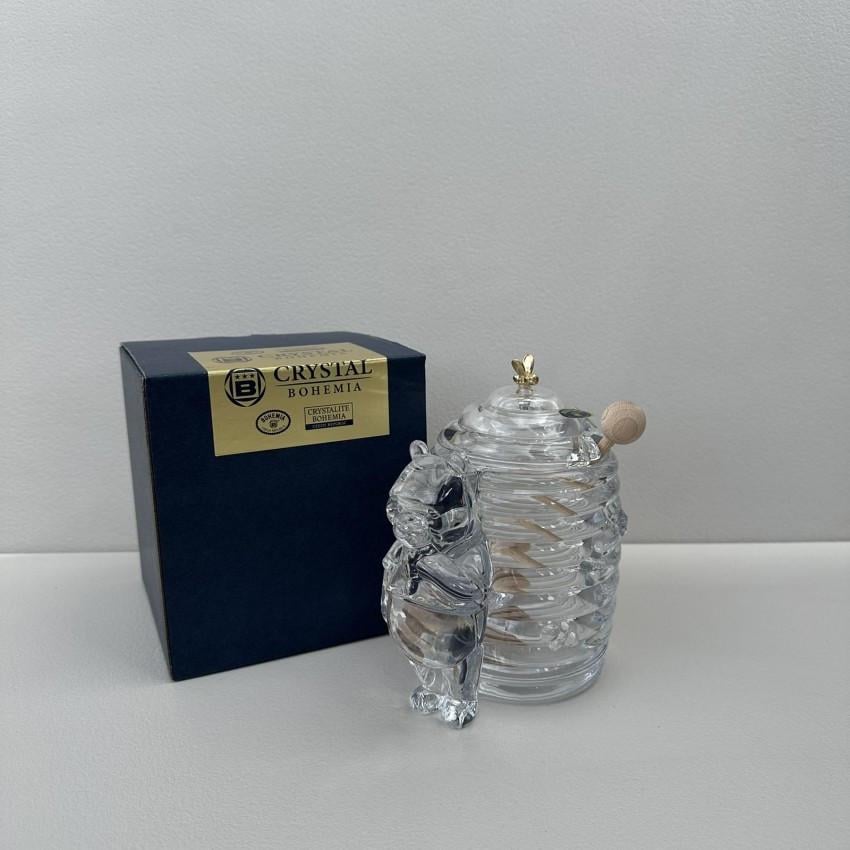 Медовница Bohemia мишка с пчелой h-15 смd-9 см 300 мл (53313-69710)