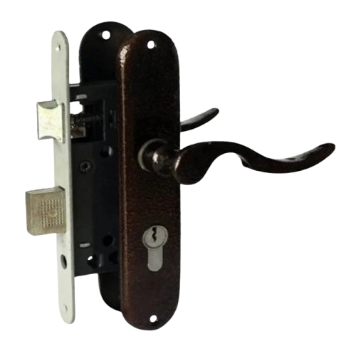 Замок врізний Тандем ЗВ-5АМ ручка вигнута (1705117763)