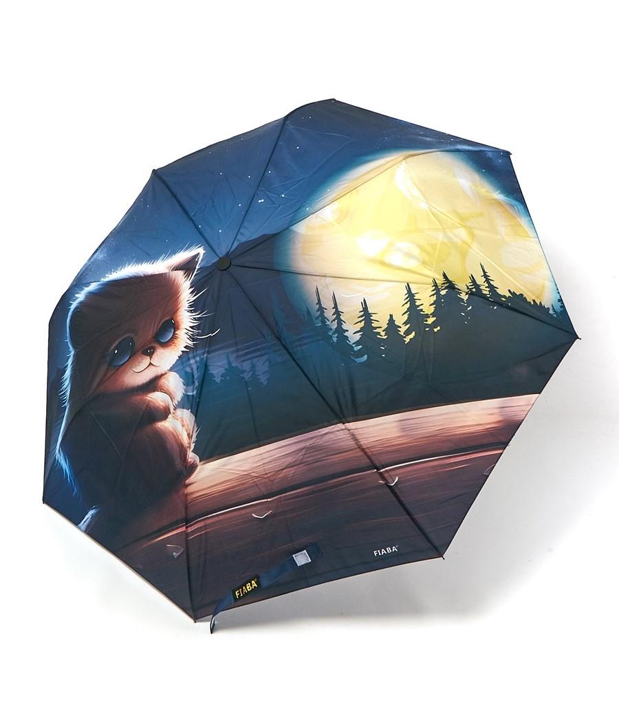 Парасолька напівавтомат Fiaba F23-028 на 8 спиць з котом Синій (90a6f7d7) - фото 2 Парасолька напівавтомат Fiaba F23-028 на 8 спиць з котом Синій (90a6f7d7) - фото 2