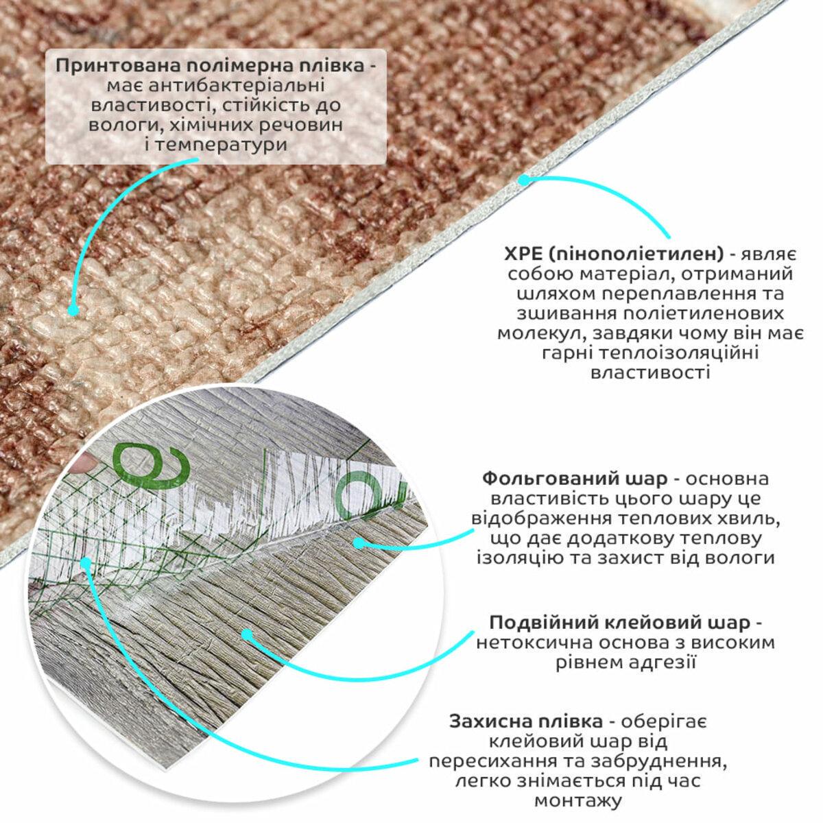 Шпалери самоклейні рване дерево 2800х450х1,8 мм (3DPanda-0727) - фото 2