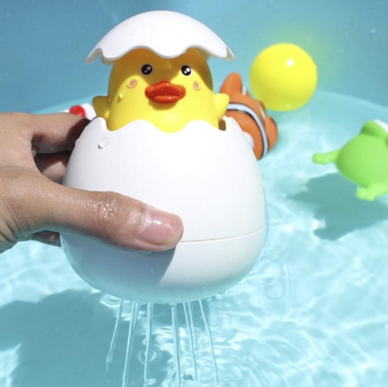 Игровой набор для купания Bath toys Цыпленок в яйце Белый - фото 6 Игровой набор для купания Bath toys Цыпленок в яйце Белый - фото 6