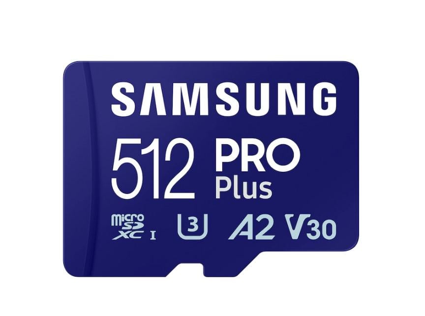 Карта памяти Samsung 512 GB PRO Plus 2023 microSDXC UHS-I U3 V30 A2 + адаптер (MB-MD512SA) - фото 2