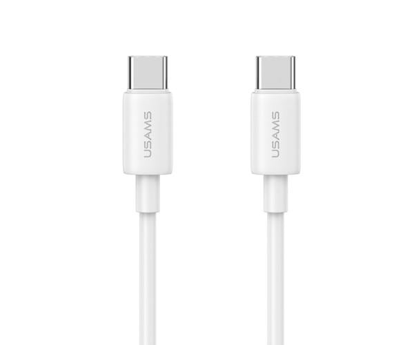 Кабель Data Usams SJ711 Type-C-Type-C 60W 1 м White (06SJ711USB02)