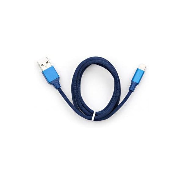 Кабель Vinga USB 2.0 AM to Lightning 1 м Blue (VCPDCLNB21B)