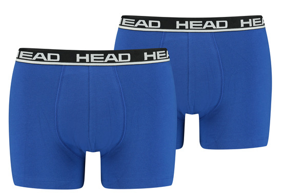 Трусы-боксеры Head BASIC BOXER 2P XL Голубой/Черный (701202741-006 XL) - фото 1