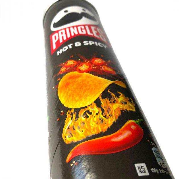 Чипси Pringles Hot Spicy з гострим та пряним смаком 165 г (PO-4) - фото 13