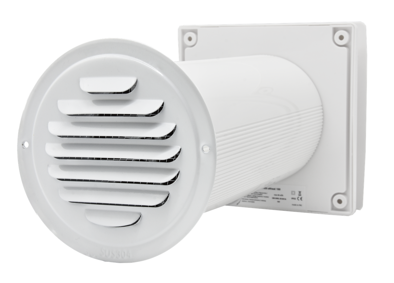 Рекуператор бытовой AirRoxy aRheat 125 с ЕС-двигателем и дистанционным пультом (01-321) - фото 2