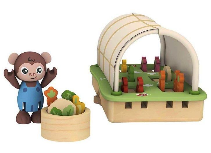 Деревянный набор Hape Органическая теплица E3416 для юных садоводов - фото 3 Деревянный набор Hape Органическая теплица E3416 для юных садоводов - фото 3