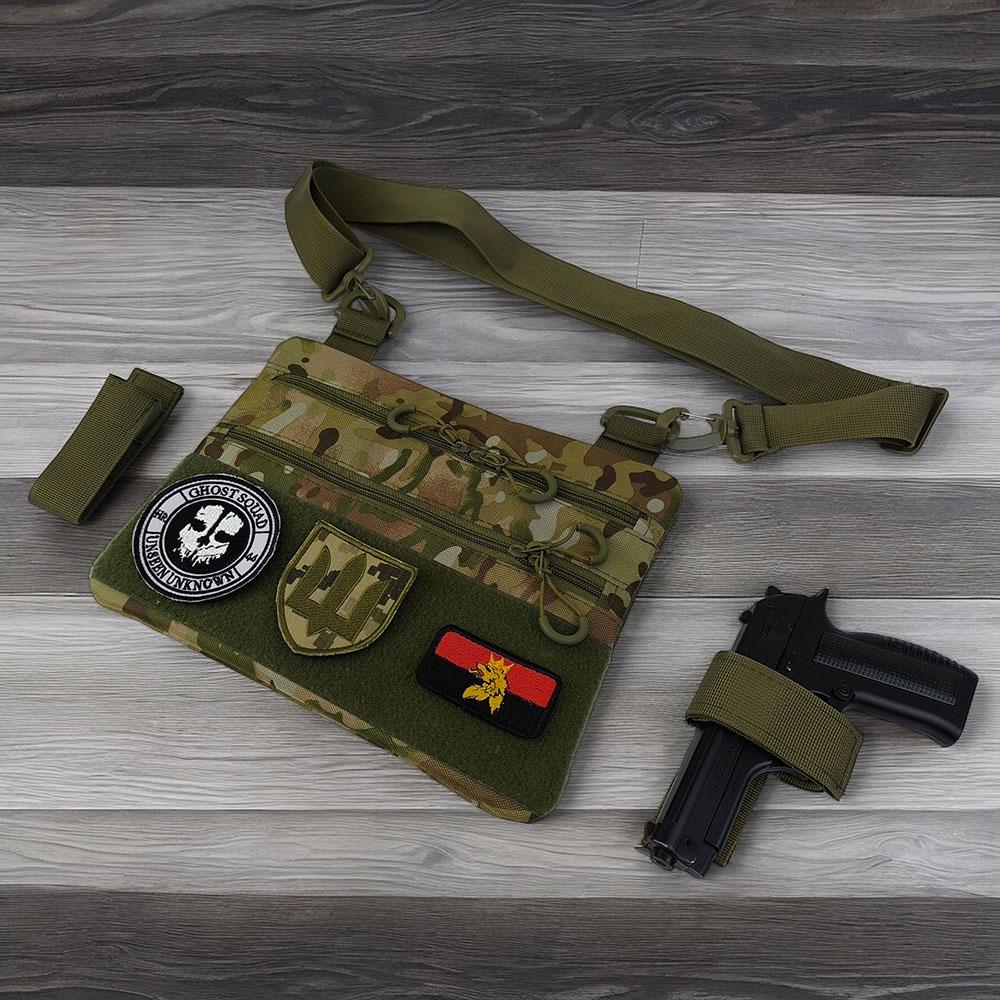 Сумка мужская нагрудная военная (521254) - фото 30 Сумка мужская нагрудная военная (521254) - фото 30