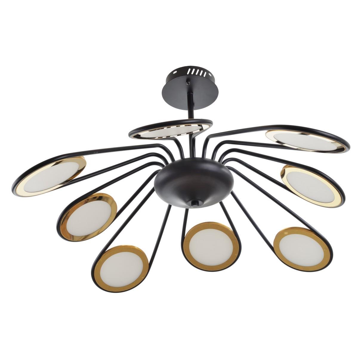 Люстра лофт светодиодная Brille BL-899S/8 NW 87 W BK