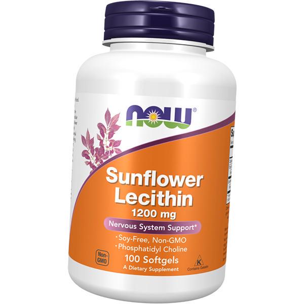 Лецитин подсолнечный Sunflower Lecithin 100 гел. капс. (72128005)