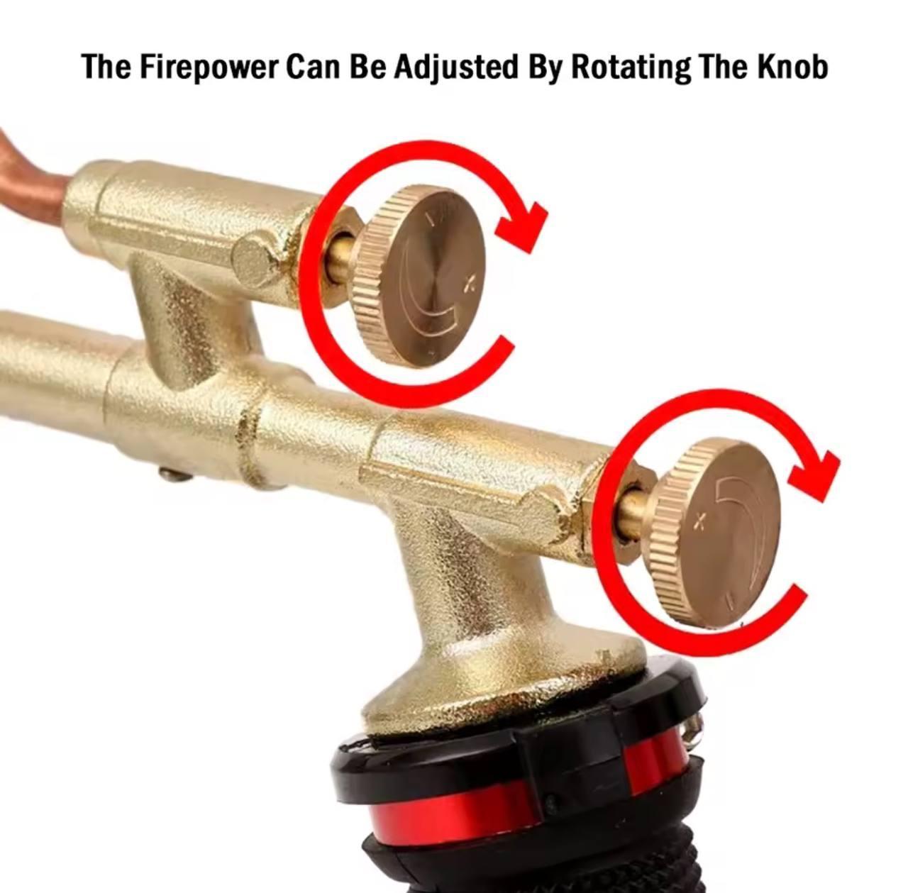 Газовая горелка высокотемпературная со шлангом на цанговые баллоны (2676487856) - фото 3
