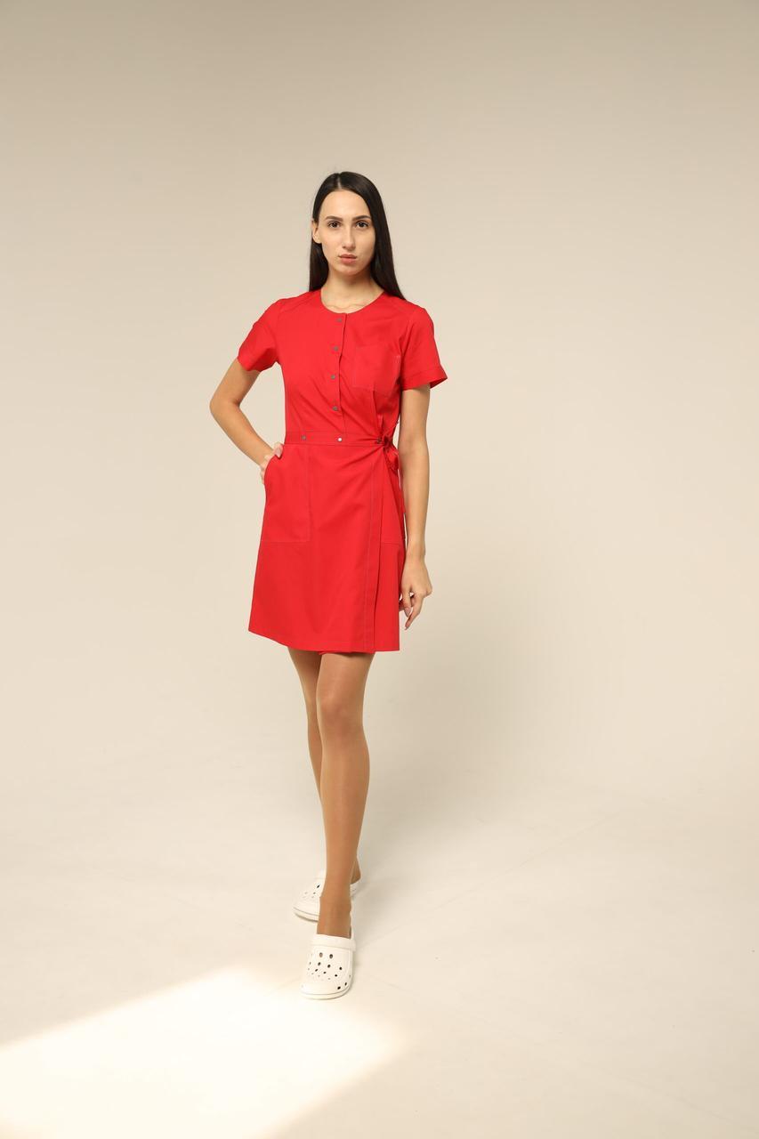 Халат TopLine Калифорния рукав короткий р. 62 Красный/Темно-Серый (11934-03-49-(62) - фото 3 Халат TopLine Калифорния рукав короткий р. 62 Красный/Темно-Серый (11934-03-49-(62) - фото 3