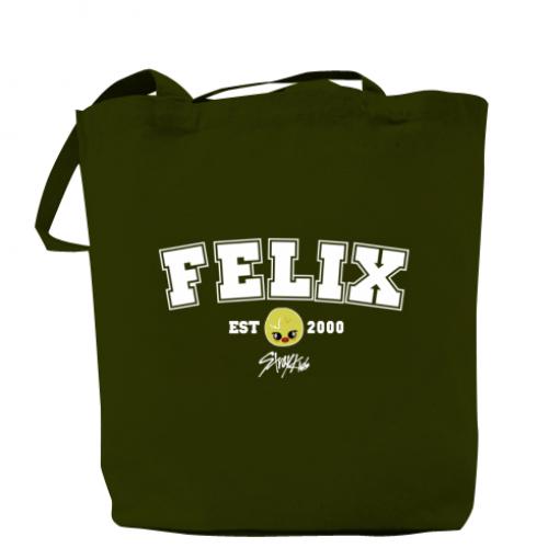 Шоппер Felix Stray Kids 37x41 см Хаки (12855210-23-182270)
