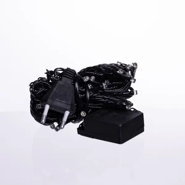 Гірлянда кімнатна Нитка W50LED6MBW 6 м 50 LED Чорний/Білий (29912951) - фото 3 Гірлянда кімнатна Нитка W50LED6MBW 6 м 50 LED Чорний/Білий (29912951) - фото 3