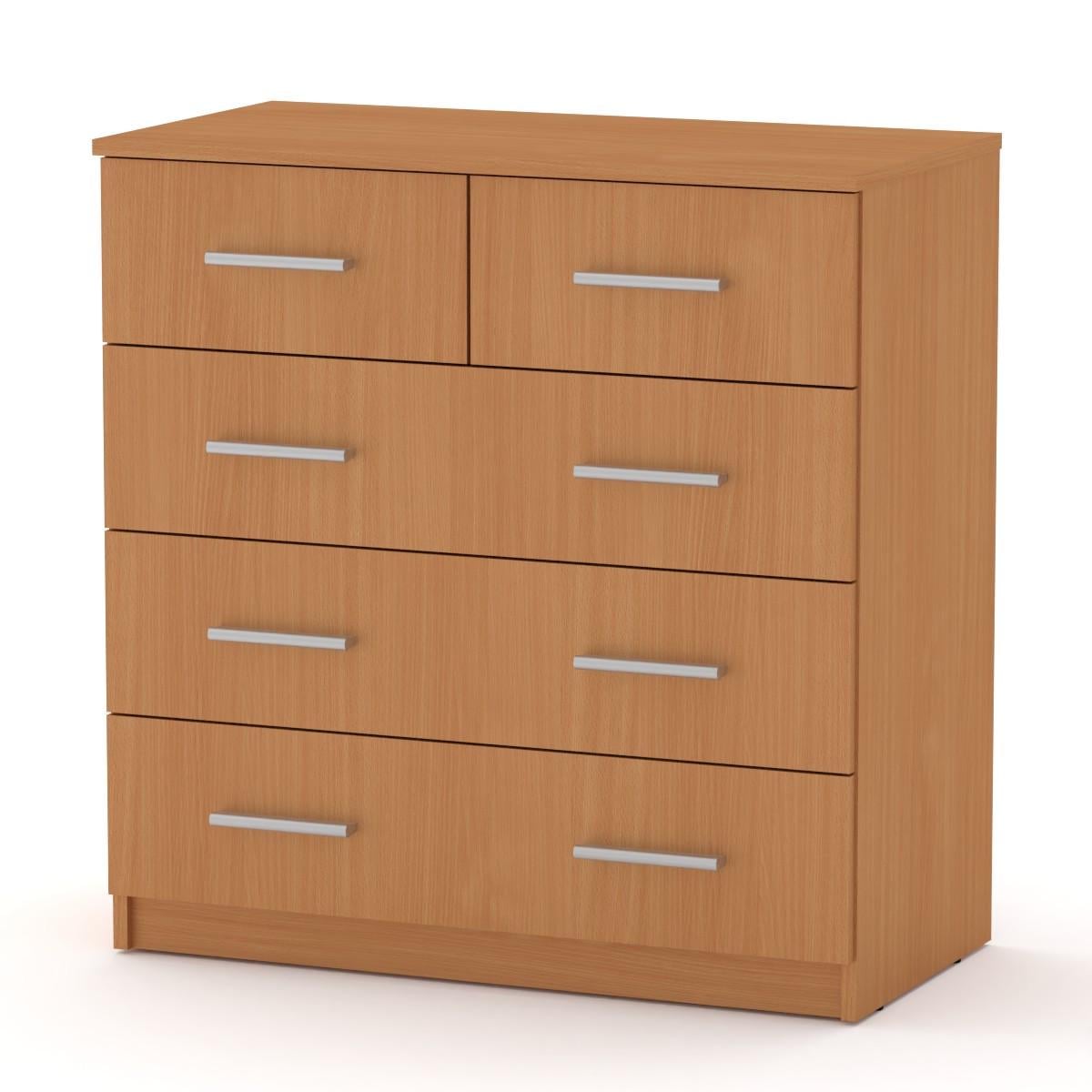 Комод Компаніт з 5 шухлядами 81х41,4х82,8 см Бук (26914166)