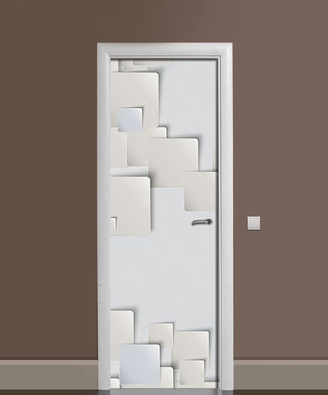 Наклейка 3D на двери Zatarga Бумажные листы 650х2000 мм виниловая (1323448361)