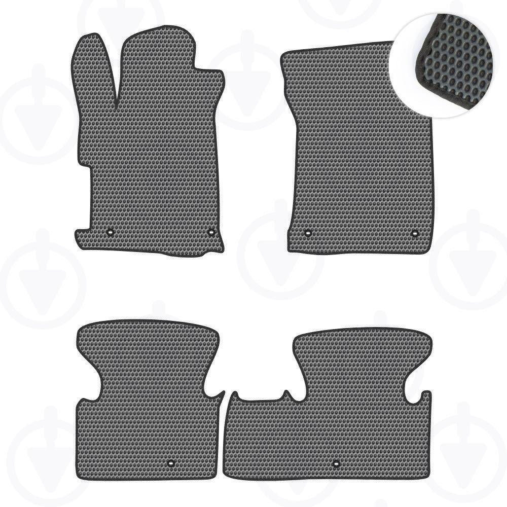 Комплект ковриков в салон Star-Tex для Acura ILX 2015-2022 р. EVA/Сота малая Серый/Черный (10001-02-22-41) Комплект ковриков в салон Star-Tex для Acura ILX 2015-2022 р. EVA/Сота малая Серый/Черный (10001-02-22-41)