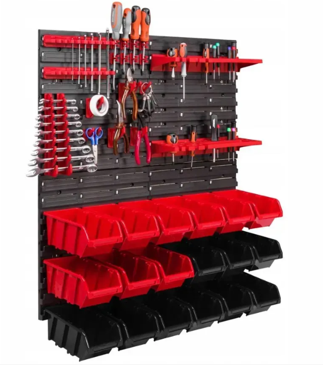 Панель для інструментів Kistenberg 78х78 см з тримачем полицями та контейнерами 18 шт. (MIX552.4) Панель для інструментів Kistenberg 78х78 см з тримачем полицями та контейнерами 18 шт. (MIX552.4)