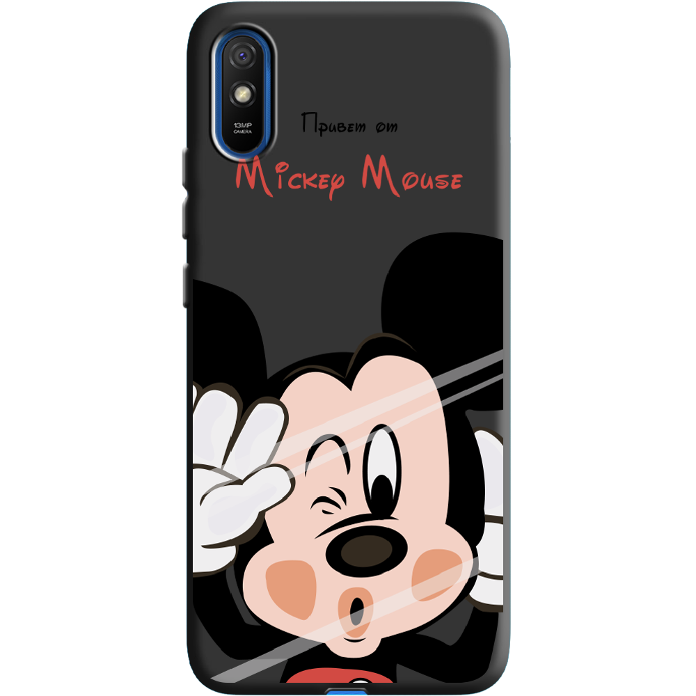 Чохол BoxFace Xiaomi Redmi 9A Mister M Чорний силікон (40304-cc58-40509)