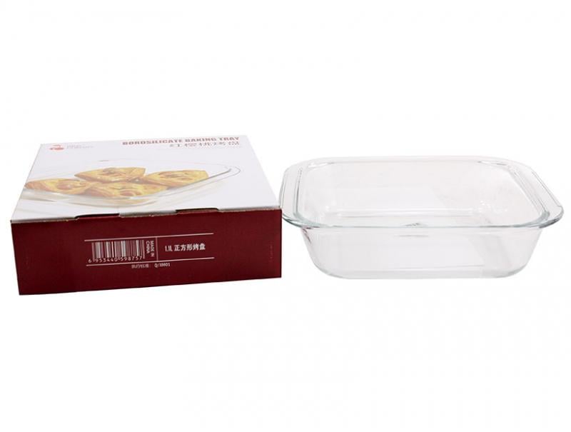 Блюдо Helios скляне жароміцне 1,8 л (1,8)