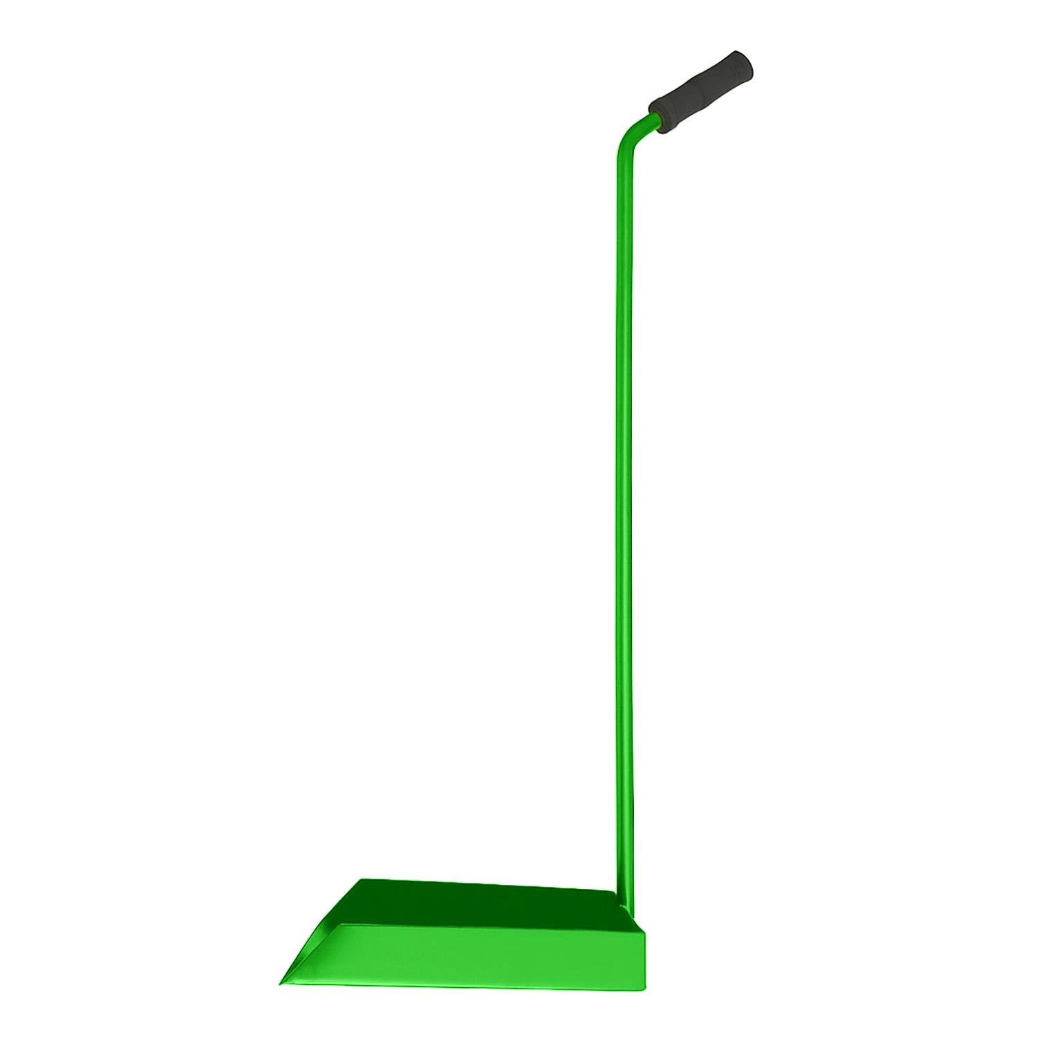 Совок для сміття металевий з ручкою 75 см та бортиком 4 см Салатовий (87448) - фото 2 Совок для сміття металевий з ручкою 75 см та бортиком 4 см Салатовий (87448) - фото 2