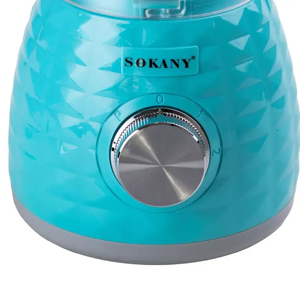 Блендер Sokany SK-03030 с кофемолкой и чашей 1,5 л Бирюзовый - фото 7 Блендер Sokany SK-03030 с кофемолкой и чашей 1,5 л Бирюзовый - фото 7