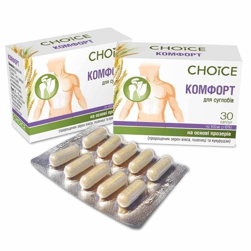 Фитопрепарат для работы суставов Choice Комфорт Фитопрепарат для работы суставов Choice Комфорт
