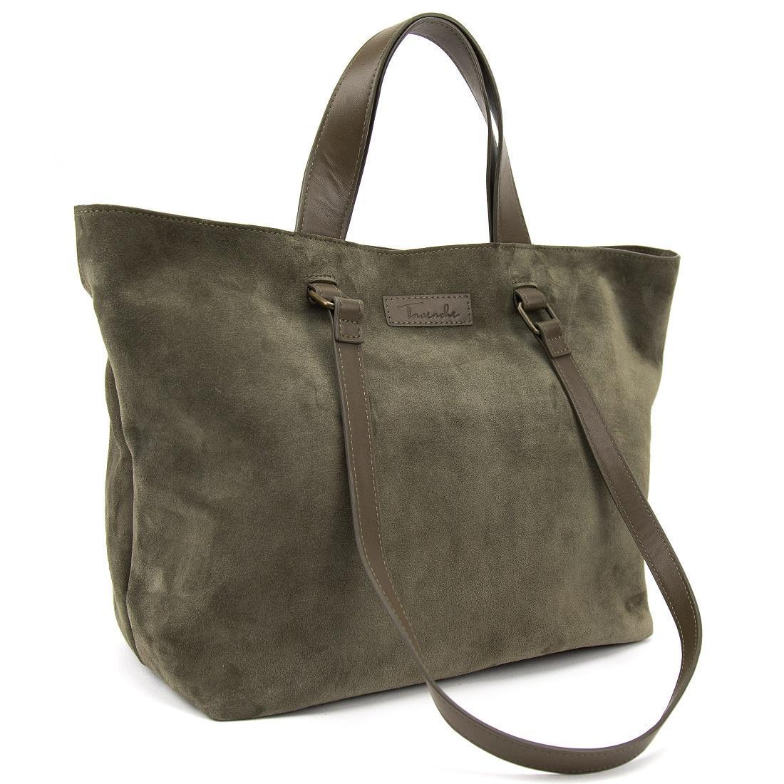 Женский замшевый шопер Tavinchi CH-018T-Y Taupe (2656559040)