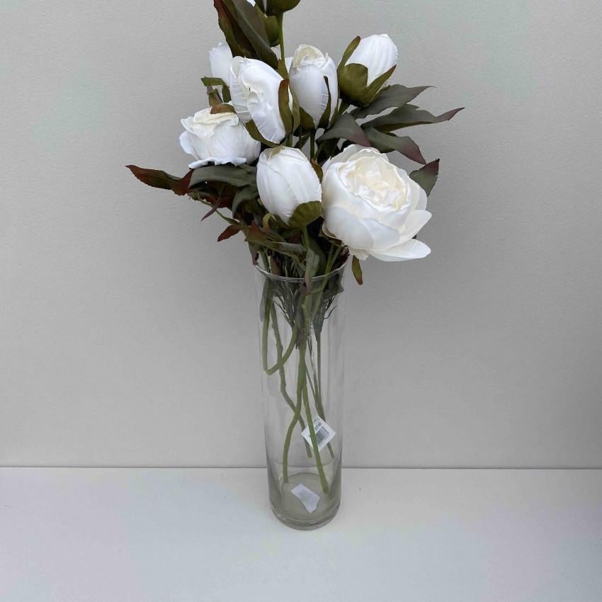 Ваза скляна циліндр Olens 52422813 8,9x30 см (2241868244)