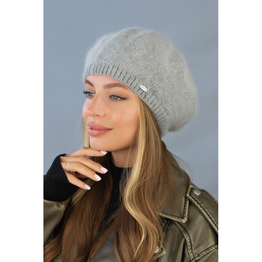 Берет шерстяной женский зимний Braxton 7240 one size Серый