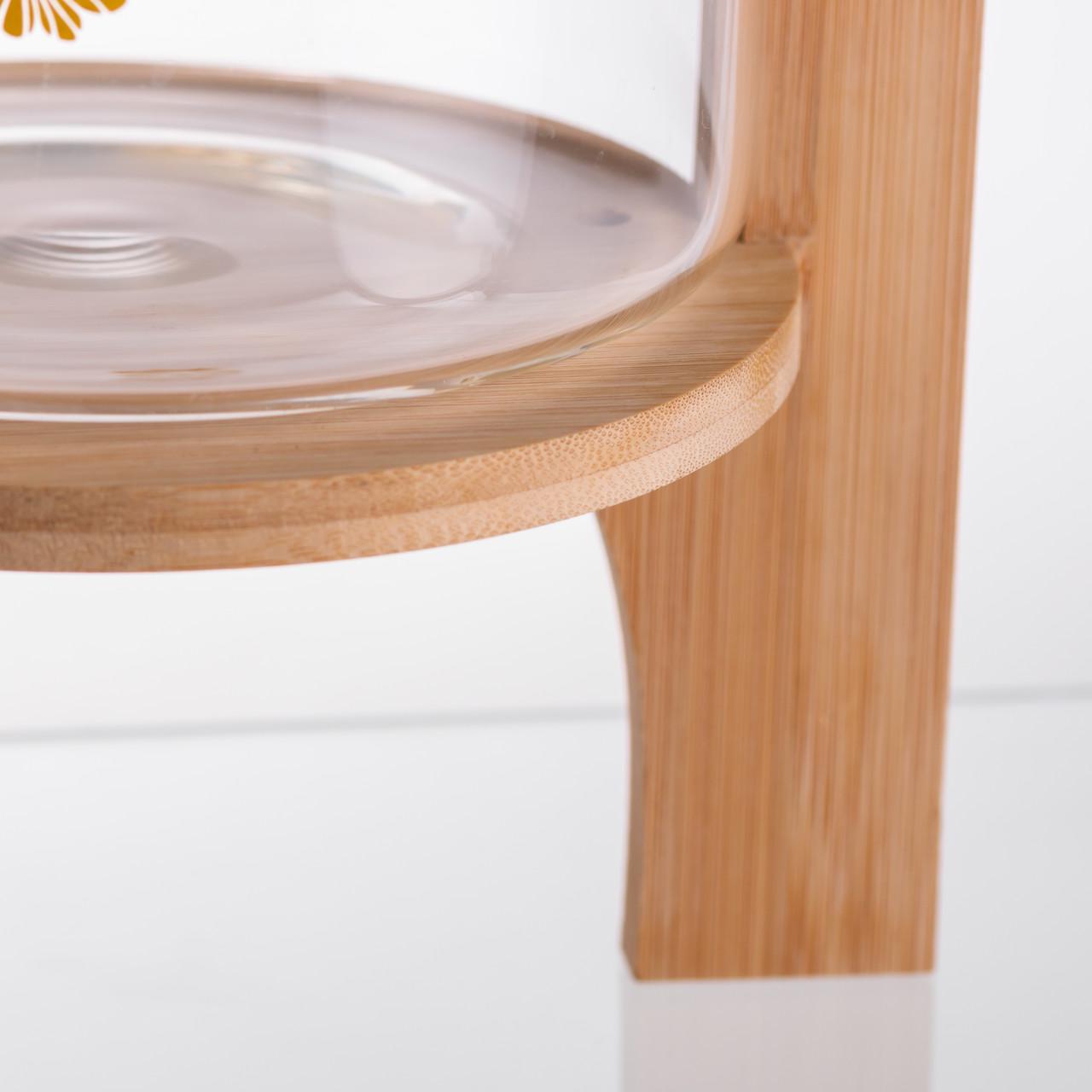 Лимонадница с краном на бамбуковой подставке 3,6 л (HP-34-17) - фото 6 Лимонадница с краном на бамбуковой подставке 3,6 л (HP-34-17) - фото 6