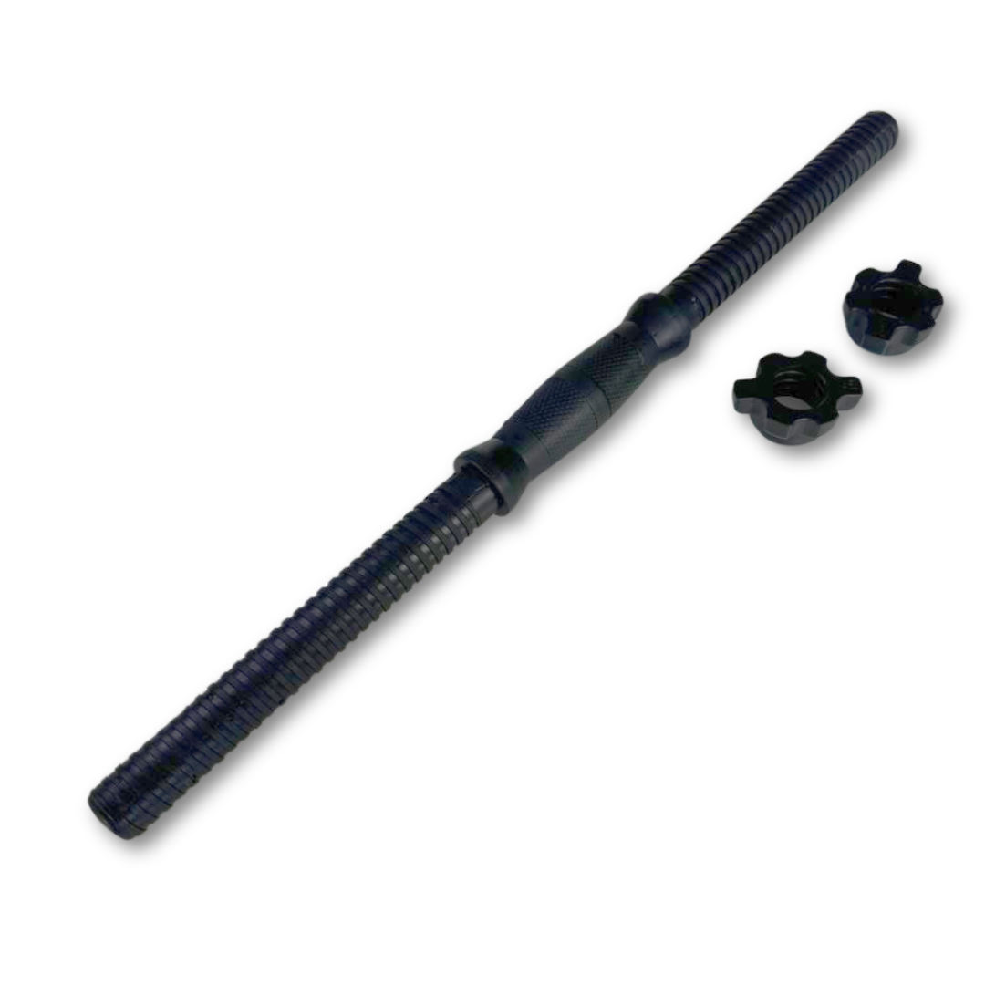 Гриф гантельный TREX Sport TX 51 см 25 мм с пластиковыми гайками Черный (5180) - фото 2 Гриф гантельный TREX Sport TX 51 см 25 мм с пластиковыми гайками Черный (5180) - фото 2