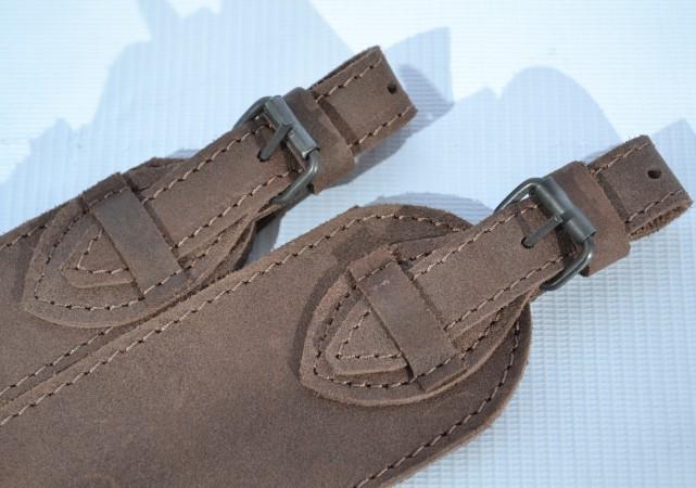 Ремінь для рушниці Ретро шкіра трапеція Коричневий (10100/2) - фото 2 Ремінь для рушниці Ретро шкіра трапеція Коричневий (10100/2) - фото 2