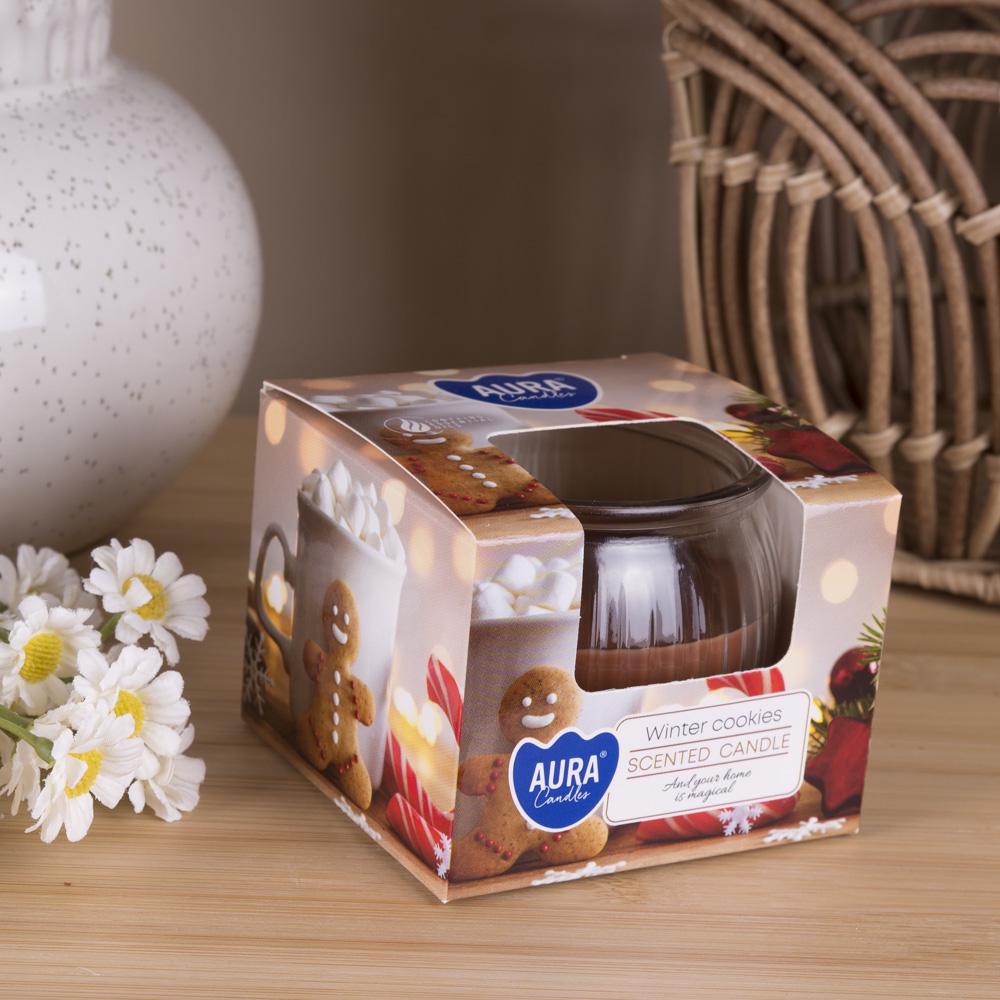 Аромасвічка у склянці Winter cookies (6704-4)