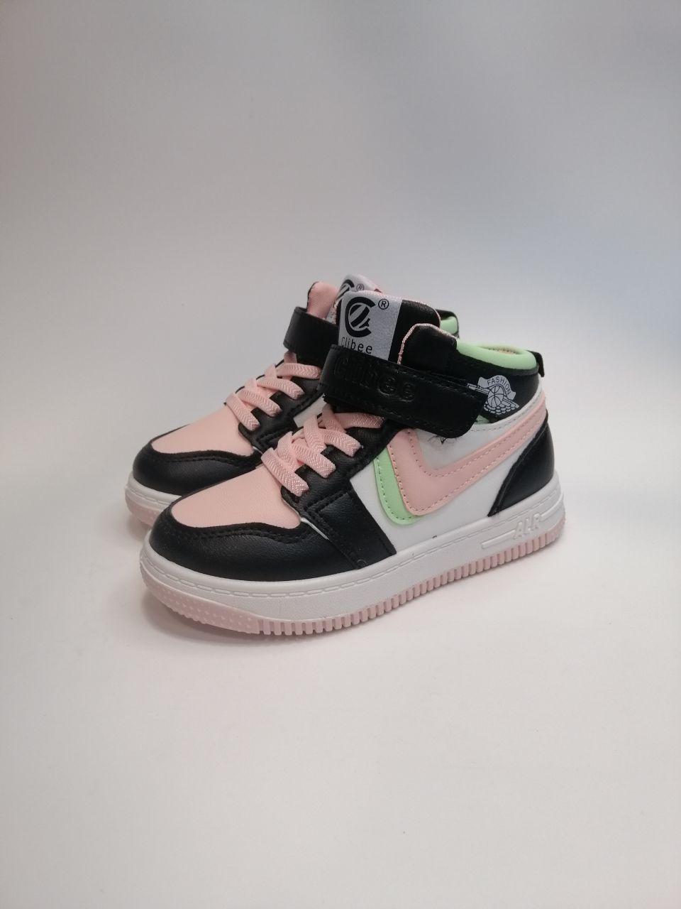 Кросівки для дівчинки Clibee р. 30 18,2 см Чорний (695 bl-pink)