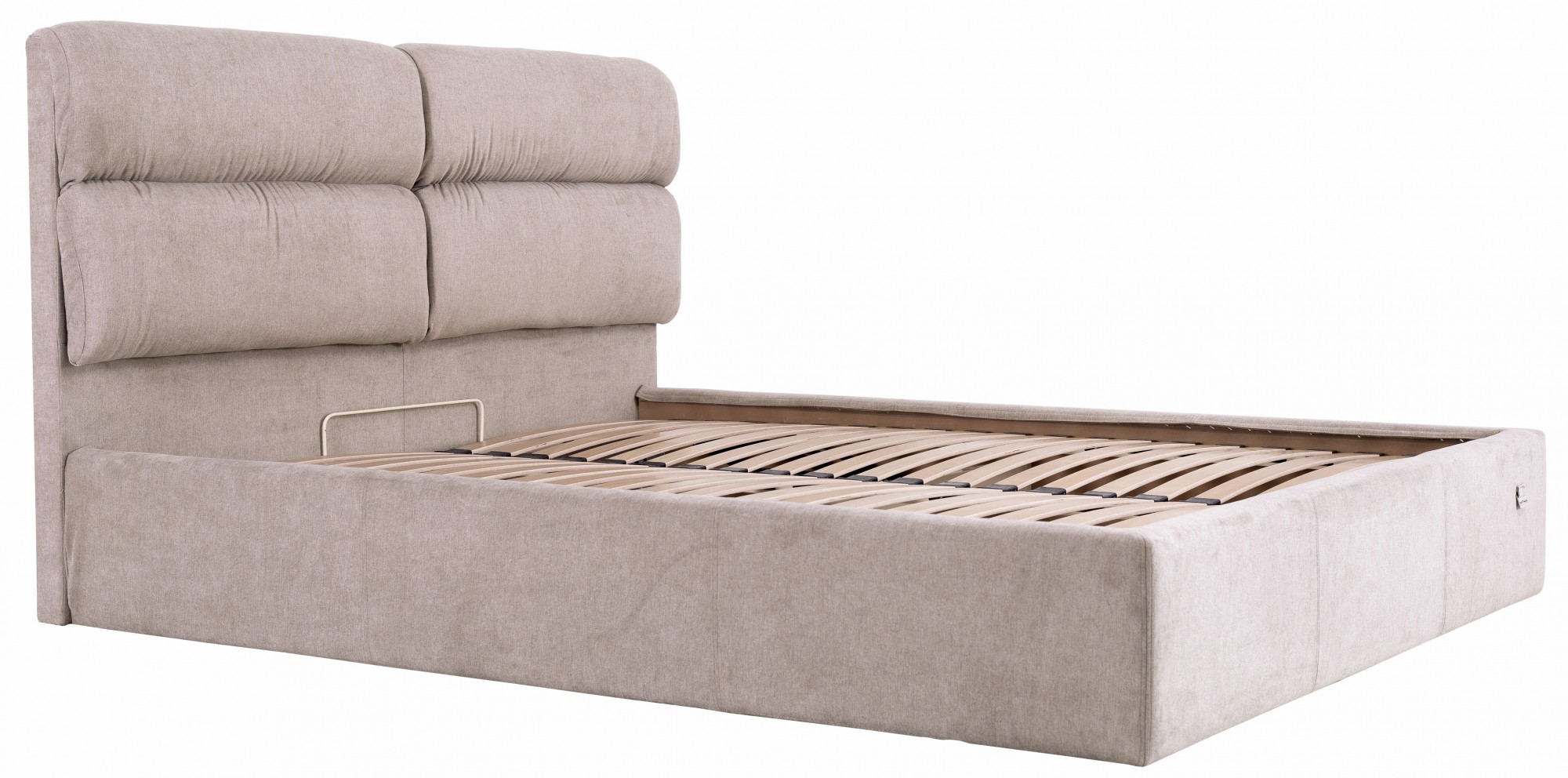 Кровать с подъемным механизмом Oxford Comfort Мисти Mocco 140x200 см Серый Кровать с подъемным механизмом Oxford Comfort Мисти Mocco 140x200 см Серый
