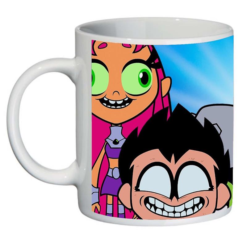 Чашка с принтом Юные титаны TT-009 (2181713245)