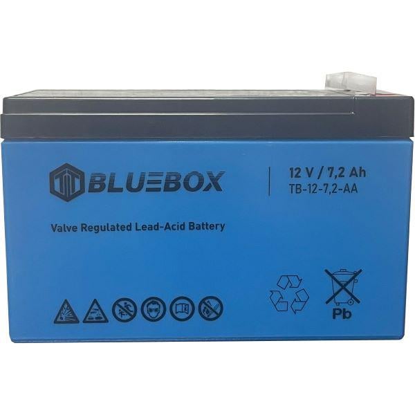 Батарея акумуляторна BLUEBOX для ДБЖ і сигналізації 12V 7,2Ah