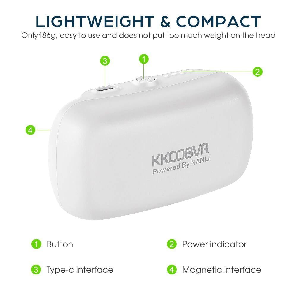 Батарея к креплениям с инфракрасным светом для Oculus Quest 2 10000 mAh (ACS-B10KKKKWIrFOQ2) - фото 4