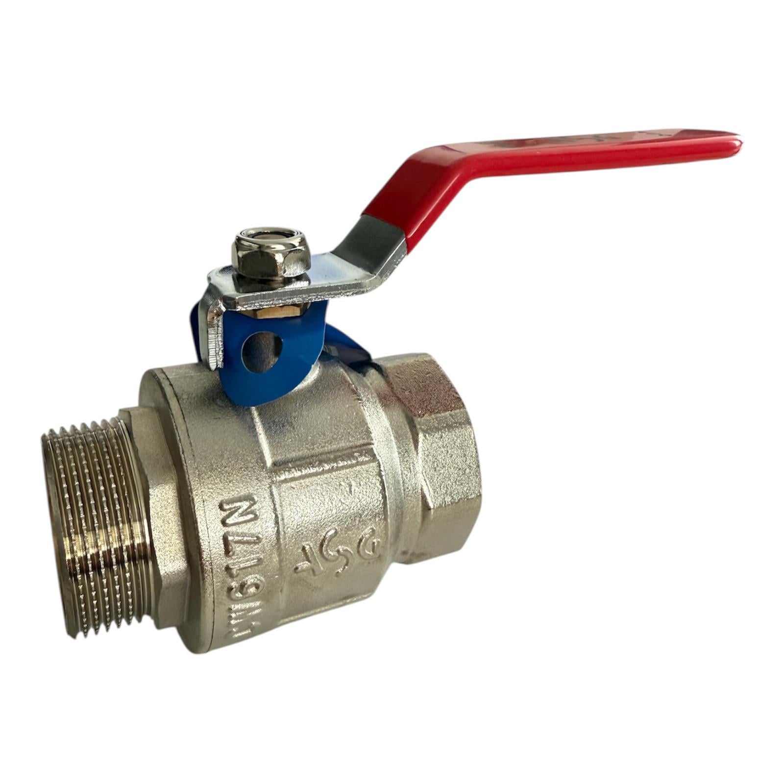 Кран шаровой ASG 3/4" ЗВ ручка (00-00009602)