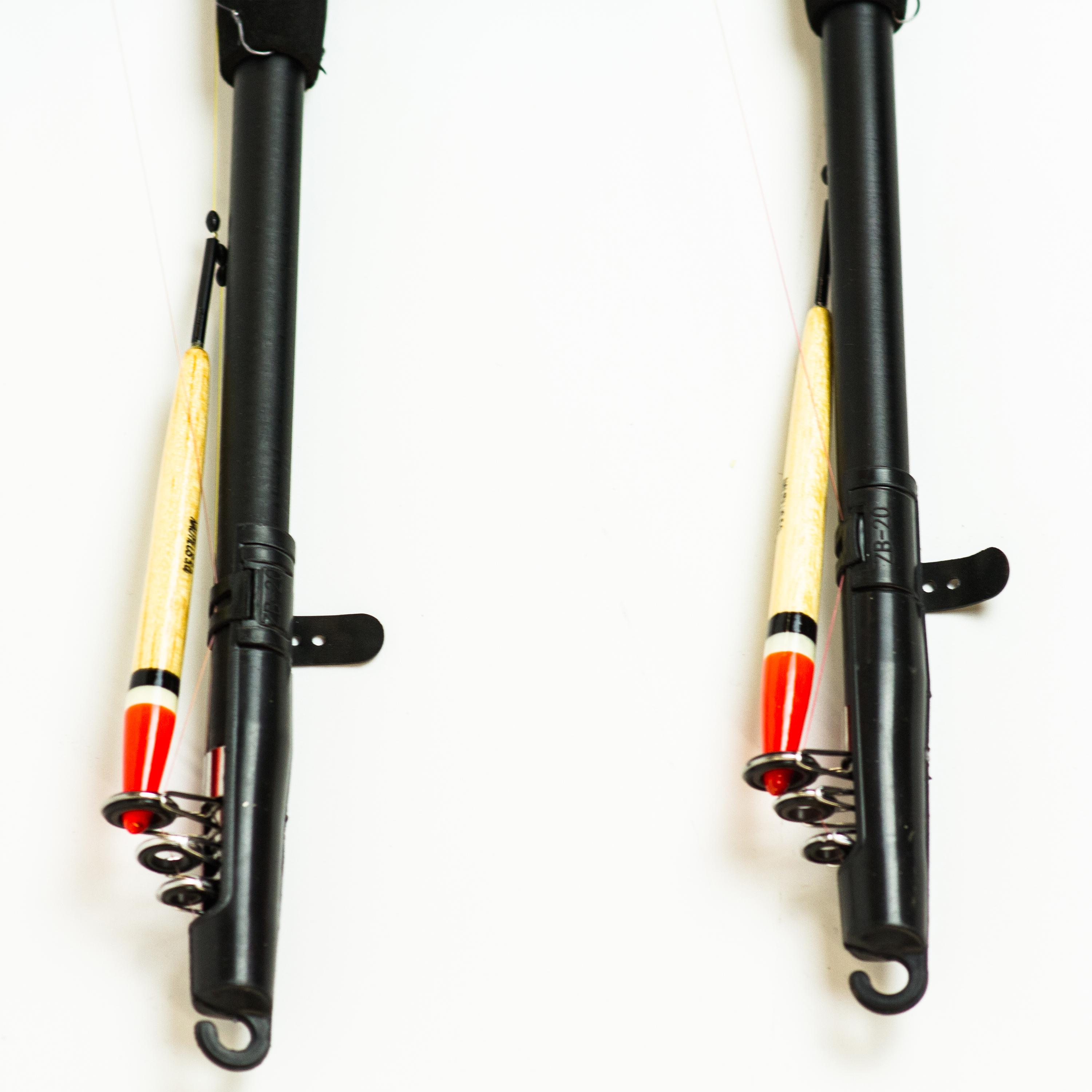 Удочки дальнего заброса 2,4 м 2 шт. в сборе с катушкой + подставки - фото 4 Удочки дальнего заброса 2,4 м 2 шт. в сборе с катушкой + подставки - фото 4