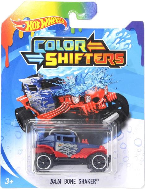 Машинка Hot Wheels Color Shifters Baja Bone Shaker изменяющая цвет